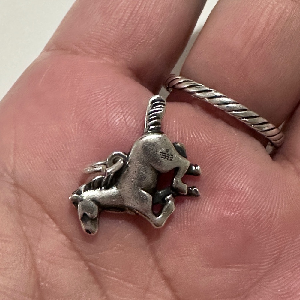 James Avery silver horse charm